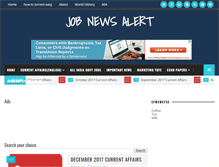 Tablet Screenshot of jobnewsalert.com